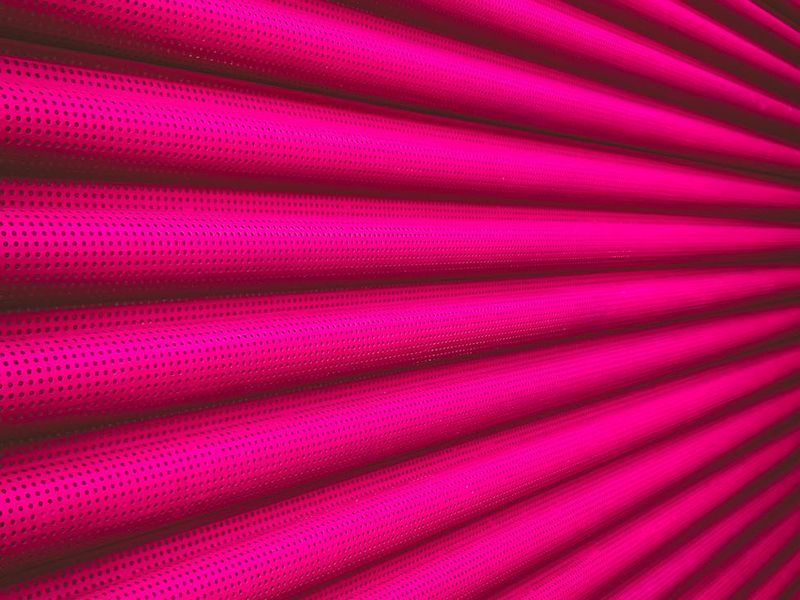 Symmetrical neon lines illustrating focus and clarity